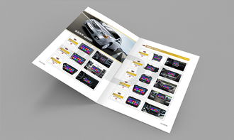 金凡達導航產品畫冊設計 電腦圖文設計制作的創新實踐